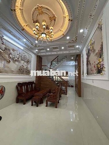 4 TẦNG, 4X12, HƯƠNG LỘ 2, NGAY NGÃ TƯ BỐN XÃ, HẺM XE HƠI, CHỈ 6X TỶ