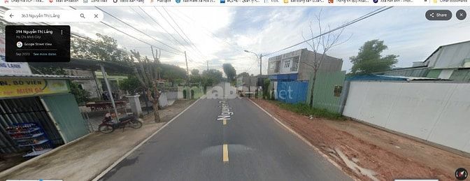 CHO THUÊ ĐẤT TRỐNG MẶT TIỀN ĐƯỜNG NGUYỄN THỊ LẮNG 