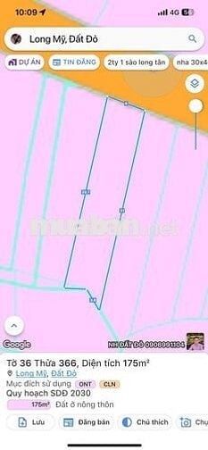 Bán đất khu dân cư Phước Hải - BRVT đường nhựa tim vàng- tiện ích