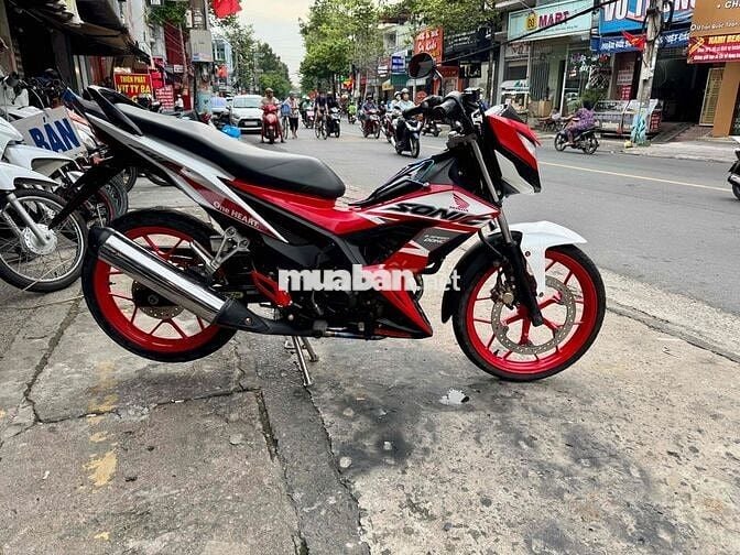 🟢🟢 Sonic F150 trắng đỏ đen cuối 2018 xe đẹp có góp