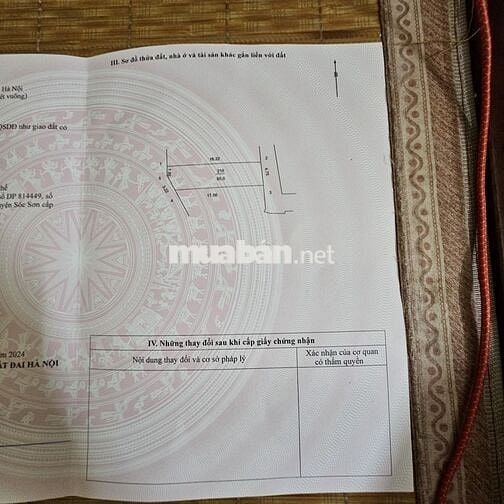 Chính chủ bán đất Đông Xuân ( xã Sóc Sơn mới)