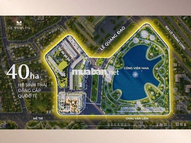 Chỉ Hơn 6 tỷ Bạn Đã Sở Hữu The Matrix One 120-160m2,3,4PN .TT Hà Nội
