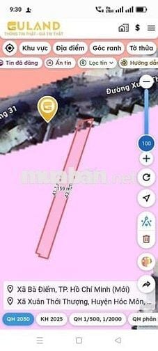 Đất 4x40m Sổ 158m2 Mt đg XTT 31 KD Buôn Bán Ok cách chợ Đầu Mối 500m