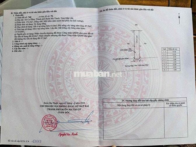 Đất Mặt tiền Kinh doanh Đường chính A2 - Thôn 4 - Cư Êbur