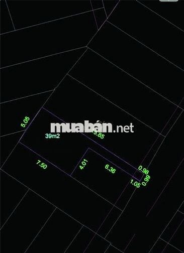 Nhà 38m2, hẻm 7m, Không quy hoạch, không lộ giới. Lô Tư, BHH A. 2,45tỷ