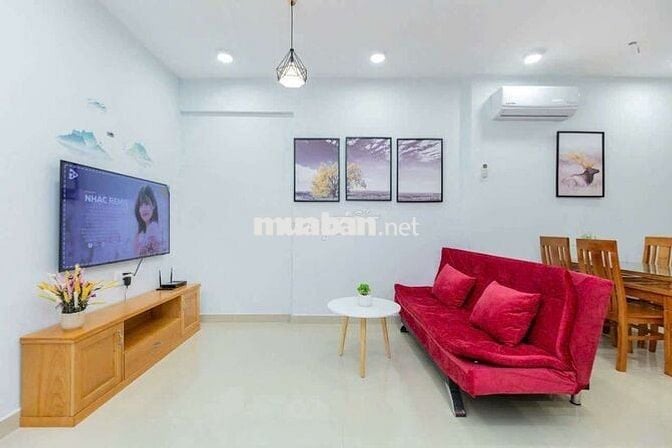 Cho thuê chung cư 1PN Vũng Tàu Goldsea view biển mát mẻ full nội thất