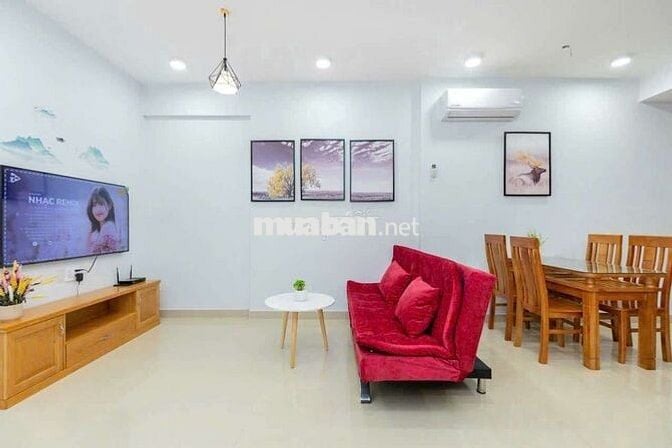 Cho thuê chung cư 1PN Vũng Tàu Goldsea view biển mát mẻ full nội thất