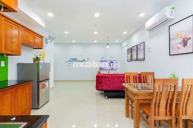 Cho thuê chung cư 1PN Vũng Tàu Goldsea view biển mát mẻ full nội thất