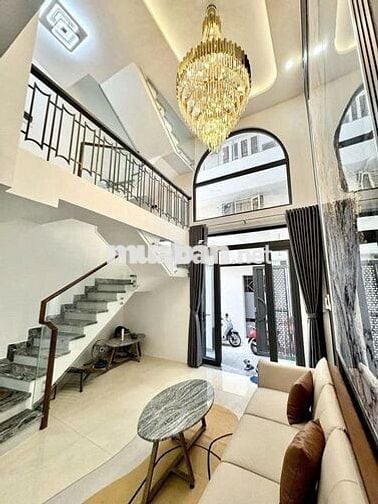NHÀ MỚI XÂY FULL NT SÁT BÊN BÌNH THẠNH KHU DÂN TRÍ CAO- 3PN- 4 TẦNG