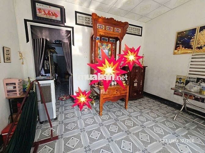 Cần bán nhà đất 2 mặt tiền, mặt tiền đường nhựa bên cạnh đường đất