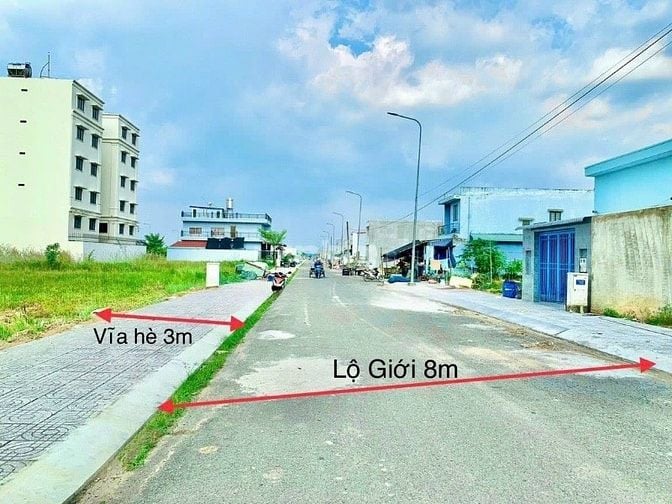   16tr/m2 Đất Mặt Tiền Đường Nhựa 14m Thổ Cư Đất sạch Có Sổ Hồng Riêng