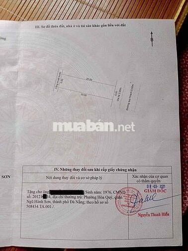 Đất đường 5.5m khu Bá Tùng- Hoà Quý 3tỷ gần sát đường chính