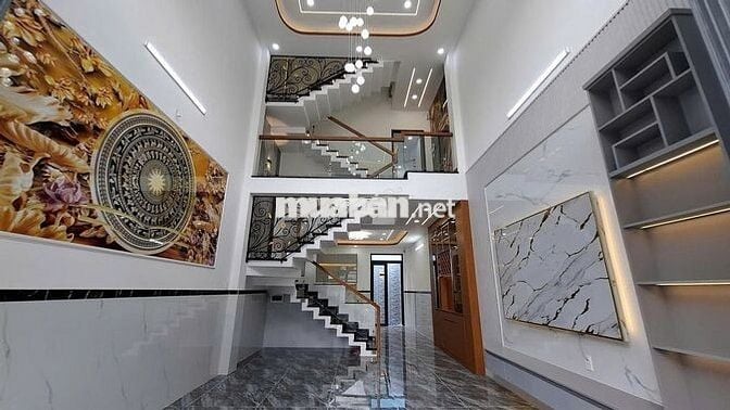 Bán gấp nhà 4,5mx17m mới xây dựng ấp 3 Xuân Thới Thượng, Hóc Môn