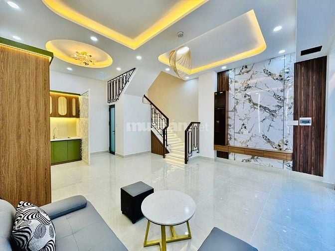 ⭐️Nhà 3 Lầu DT:7x8 tuyệt đẹp CAO CẤP góc 2 mặt hẻm Nguyễn Tư Giản, P12