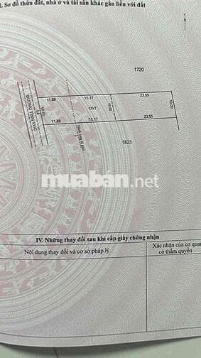 Chính chủ Bán đất xã Trần Đề, thành phố Cần Thơ gần chợ, trường học