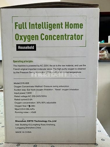 Bán máy tạo oxy gia đình Osito SYK-608