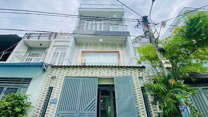 GẤP GẤP ! BÁN NHÀ ĐI MỸ NHÀ MỚI - SHR - NGANG 5M X 19M 2 LẦU 