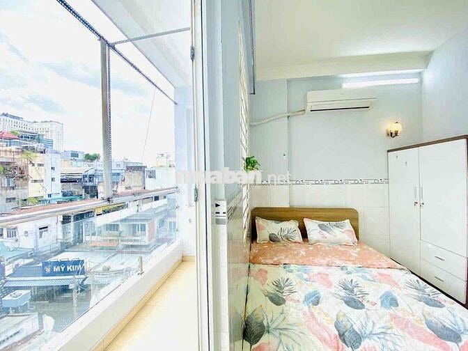 CHUNG CƯ MINI 1PN BAN CÔNG NGAY CHỢ TÂN ĐỊNH - NHÀ THỜ TÂN ĐỊNH QUẬN 1