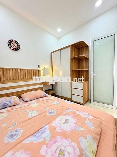 CHỈ 5.65TỶ NHÀ HẺM Ô TÔ THÔNG- VƯỜN LÀI- 2TẦNG ĐẸP FULL NỘI THẤT
