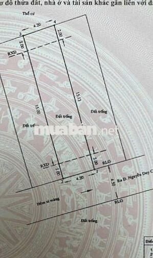 CHỈNH CHỦ GỬI BÁN 1 LÔ ĐẤT 80M2, QUANG TRUNG, P12, GV, CHỈ 5.3 TỶ TL.