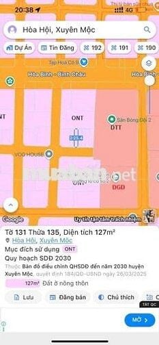 Bán lô đất Tp.Hcm ngay khu dân cư giá chỉ 560tr