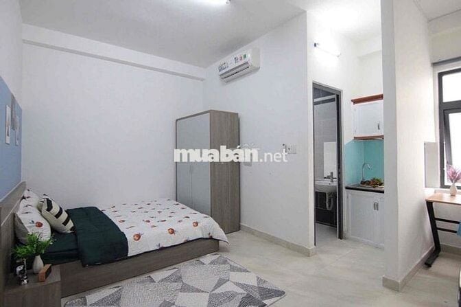 🫶🏠Cho thuê căn Stu cửa sổ, full NT, toà nhà mới 100%, gần Văn Lang