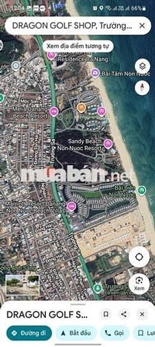 Chính chủ gởi bán đất mặt tiền Trường Sa gần biển, Resort Marriott