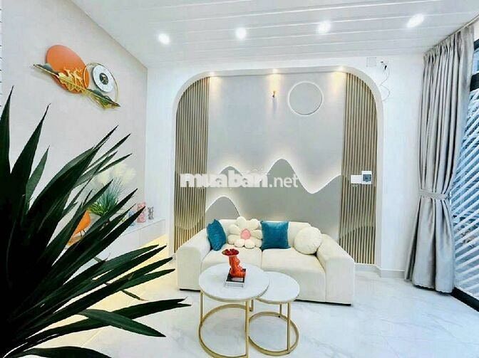 NHÀ 3 TẦNG, , HXH THÔNG, CẠNH LÊ ĐỨC THỌ, P17, GV, CHỈ 3.55 TỶ.