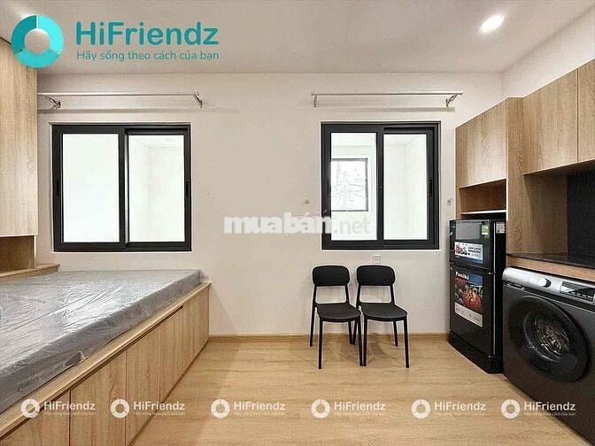 CĂN HỘ STUDIO FULL NỘI THẤT MÁY GIẶT RIÊNG MỚI 100% NGAY EMART PHI