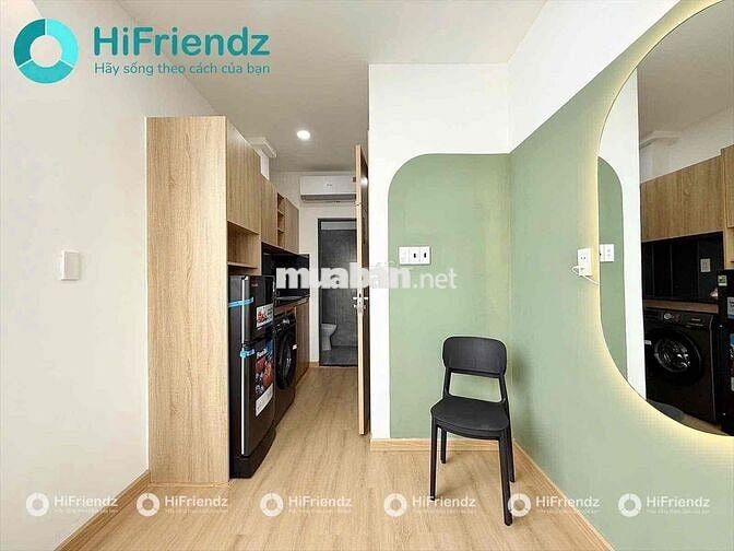 CĂN HỘ STUDIO FULL NỘI THẤT MÁY GIẶT RIÊNG MỚI 100% NGAY EMART PHI