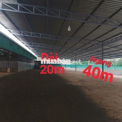 Cho thuê kho, mặt bằng đs8 p HBP 500m 35tr/tháng