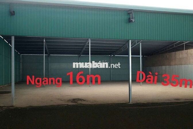Cho thuê kho, mặt bằng đs8 p HBP 500m 35tr/tháng