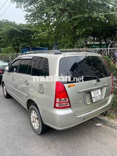 Toyota Innova 2008 G xe cọp máy zin, keo chỉ zin