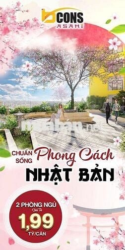 🌸 BCONS ASAHI – Căn hộ phong cách Nhật Bản giữa lòng Dĩ An 🌸