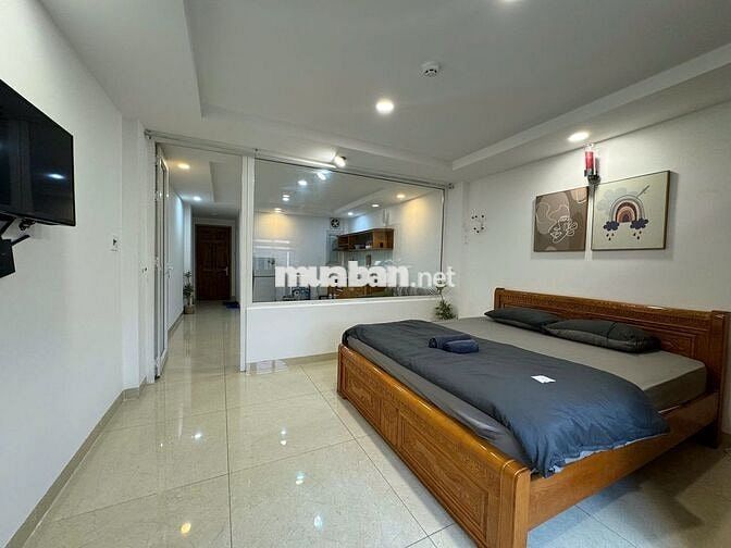 Trống lại 1PN tách bếp, Cửa sổ, 40m2, full nội thất, bếp rộng, sang