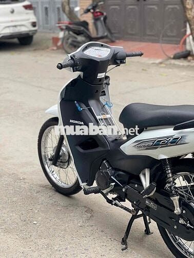 honda wave alpha 110cc trắng xe đep