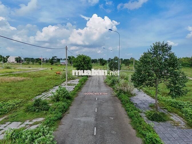 Lô tái định cư góc Bê Tông 3 mặt tiền N19, Sonadezi Suối Nghệ,Châu Đức