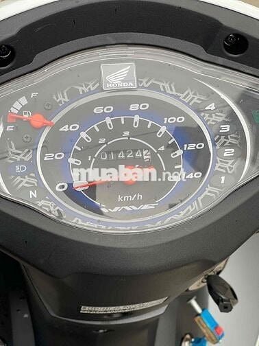 honda wave alpha 110cc trắng xe đep