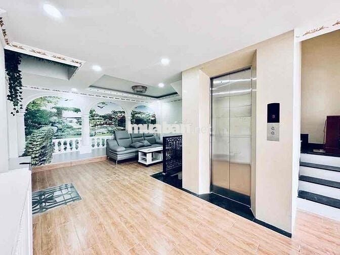 5 TẦNG THANG MÁY. HXT 8M. NGANG 5M VUÔNG VỨC. 100M RA LÊ ĐỨC THỌ. 8,X