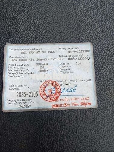 Wave alpha HQ giấy tờ đầy đủ