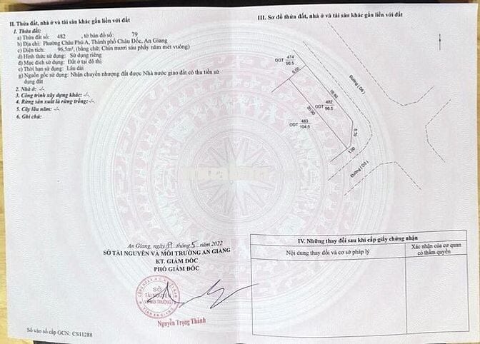 Bán đất tại Phường Châu Phú A, Châu Đốc, An Giang, 4 tỷ, 201 m2