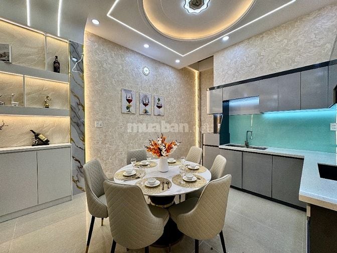 💥 HIẾM CÓ nhà mới tinh, nội thất hiện đại, hẻm xe hơi 8m, giáp Gò Vấp