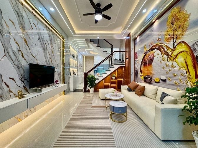 💥 HIẾM CÓ nhà mới tinh, nội thất hiện đại, hẻm xe hơi 8m, giáp Gò Vấp
