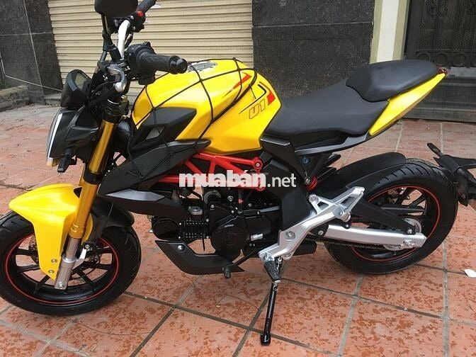 MV AGUSTA 125 CC ĐỘ SIÊU ĐẸP MÀU VÀNG 2023