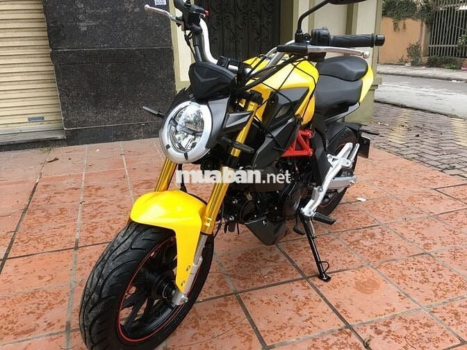 MV AGUSTA 125 CC ĐỘ SIÊU ĐẸP MÀU VÀNG 2023