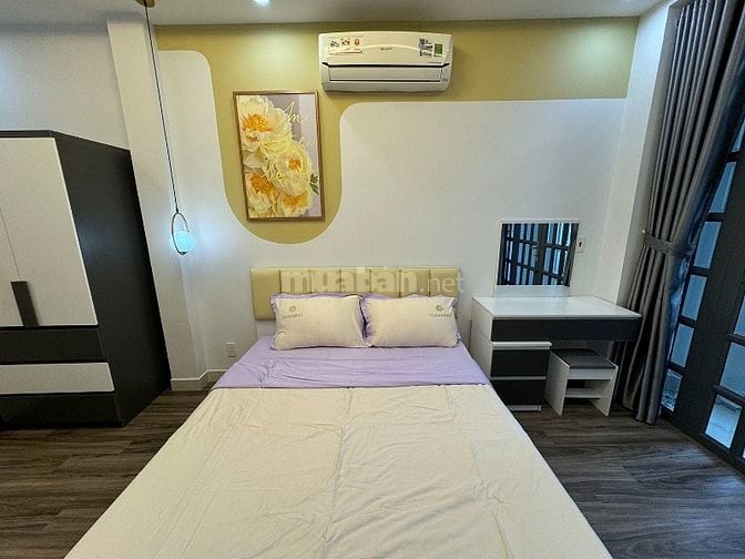 Cho thuê nhà 3 lầu- 66/46 Nhiêu Tứ khu ẩm thực PXLong, hẻm xe hơi 7chỗ