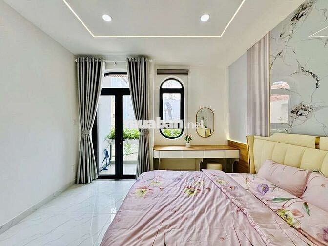 NHÀ 4 TẦNG BTCT,4PN,60M², HẺM Ô TÔ PHAN HUY ÍCH P12 GÒ VẤP, HƠN 7. TỶ
