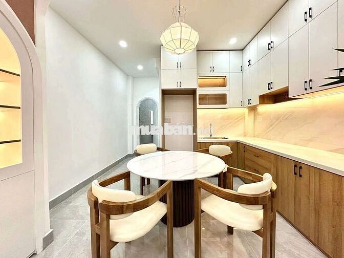 220m2 SD Hẻm xe hơi Trường Sa Bình Thạnh 5 tầng 4 PN full NT cao cấp