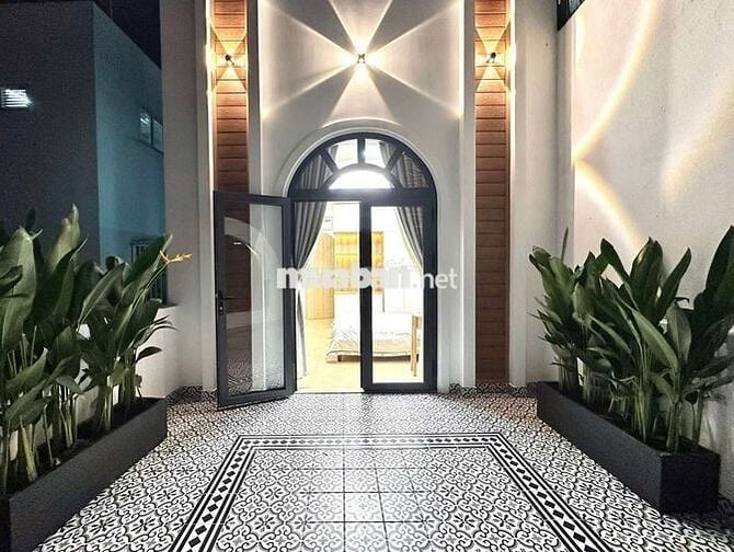 220m2 SD Hẻm xe hơi Trường Sa Bình Thạnh 5 tầng 4 PN full NT cao cấp
