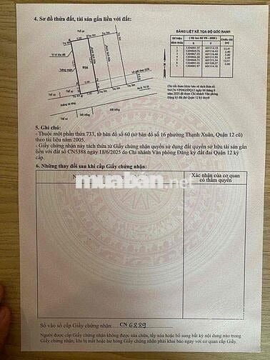 đất thổ cư hẻm 6m ô tô . 4,2x15m